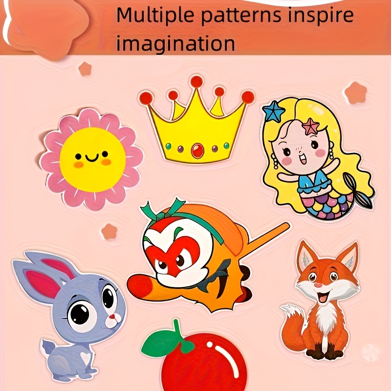 96Pcs Fun Paper Cutting Set, P - Art Craft Kits For Kids ulasan dan harga