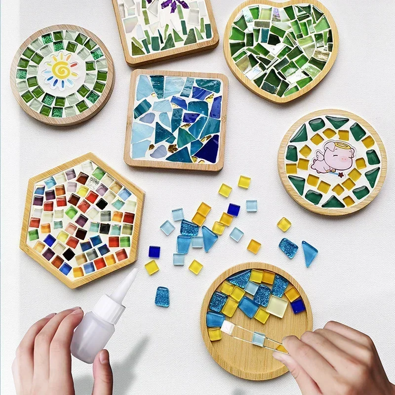 Handmade DIY Mosaic Cup Mat Bo - Art Craft Kits For Kids ulasan dan harga