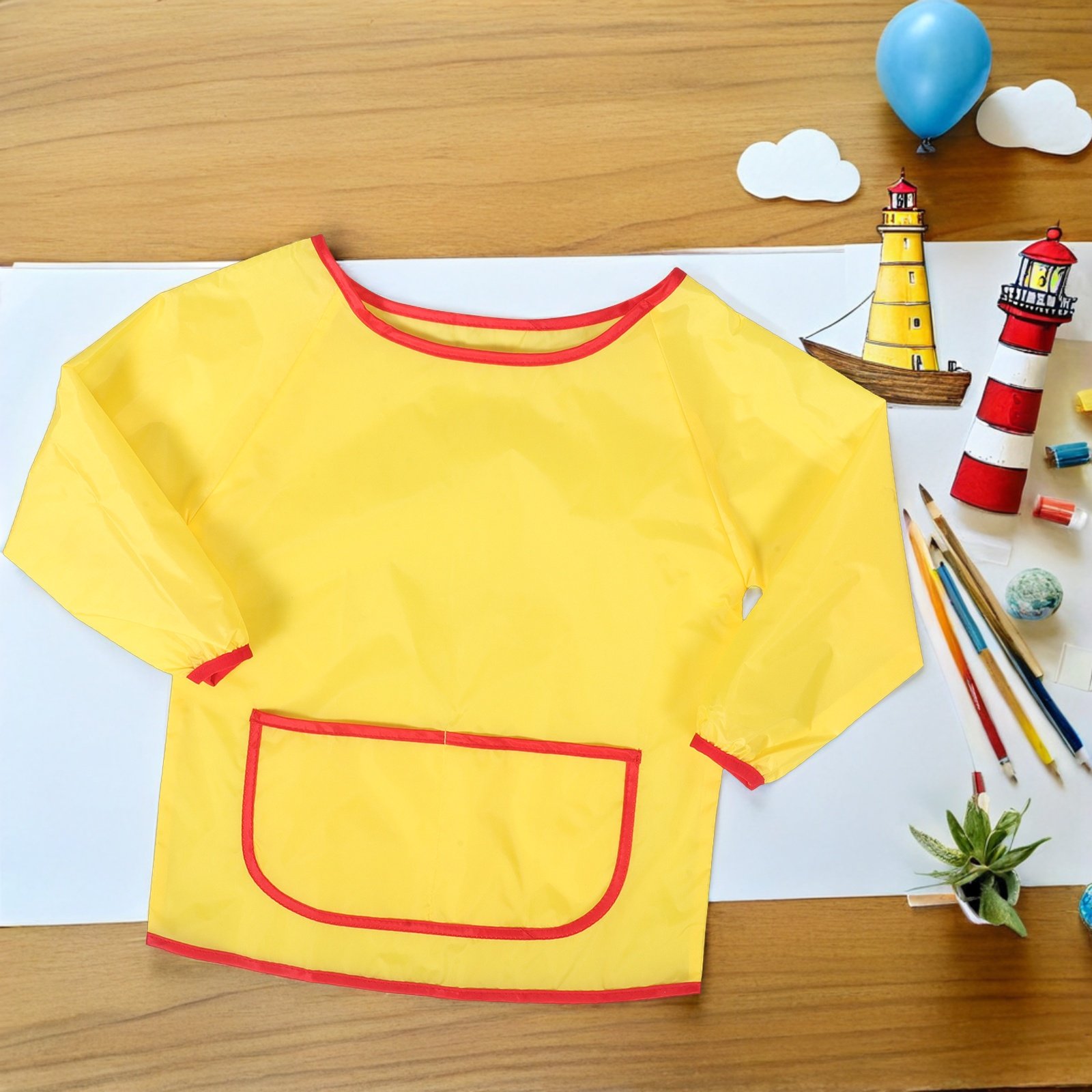 Toddler Waterproof Art Smock L - Art Craft Toddlers ulasan dan harga