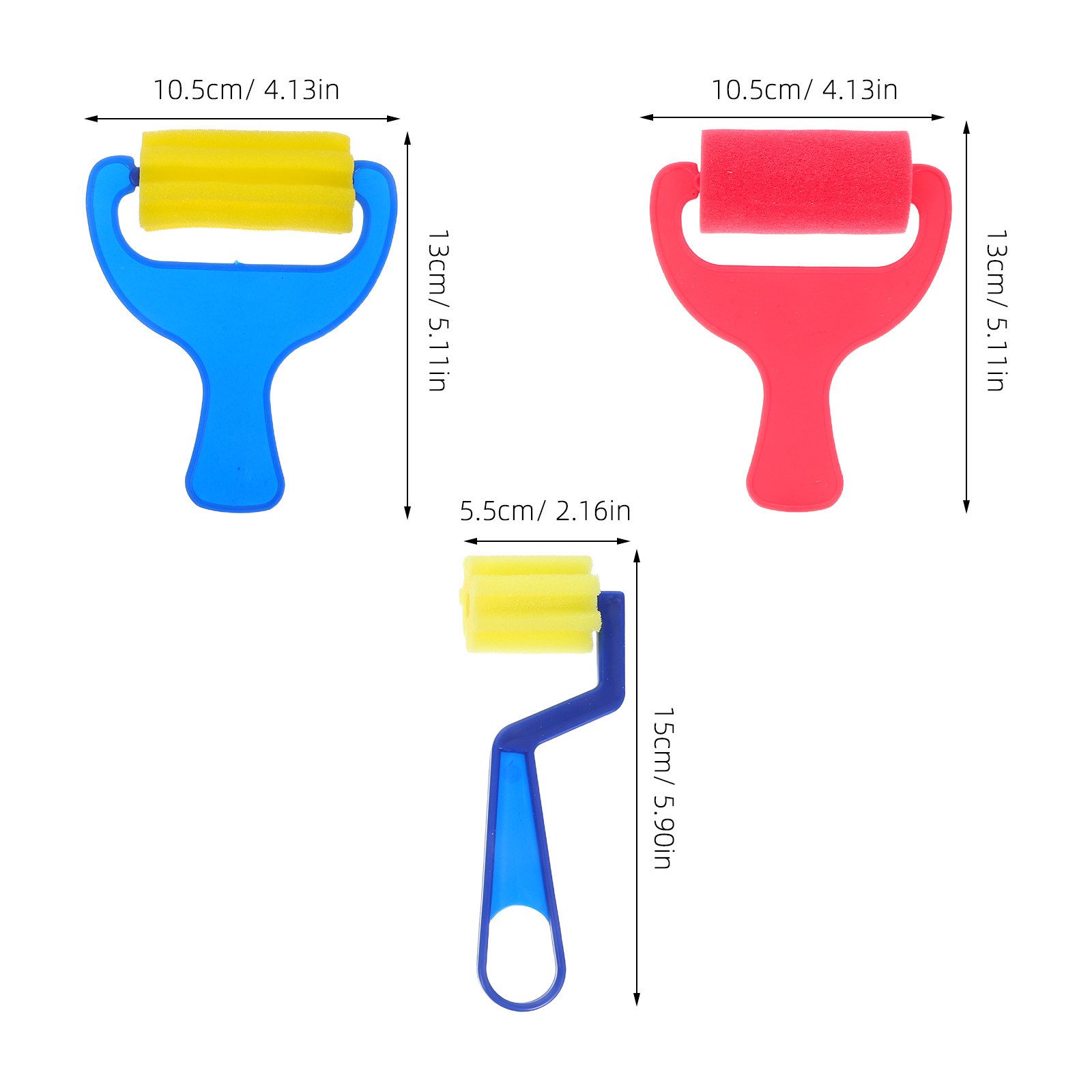 12Pcs Sponge Stamp Roller Brus - Art Craft Easy ulasan dan harga