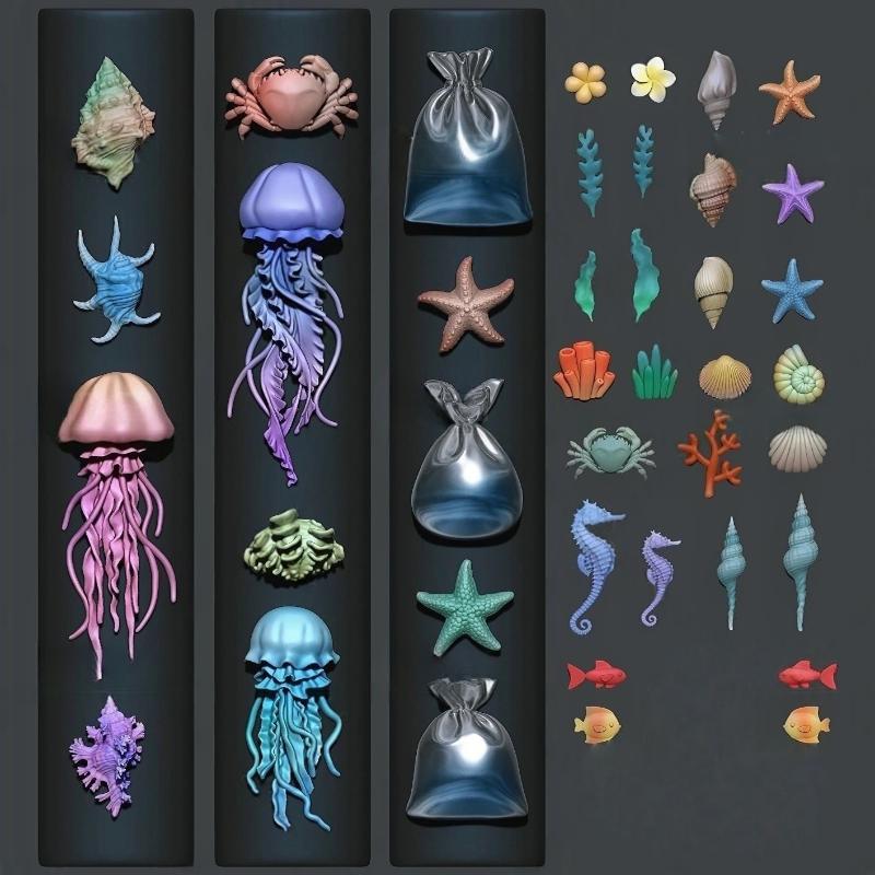 Transparent Silicone Manicure  - Art Craft Jellyfish ulasan dan harga