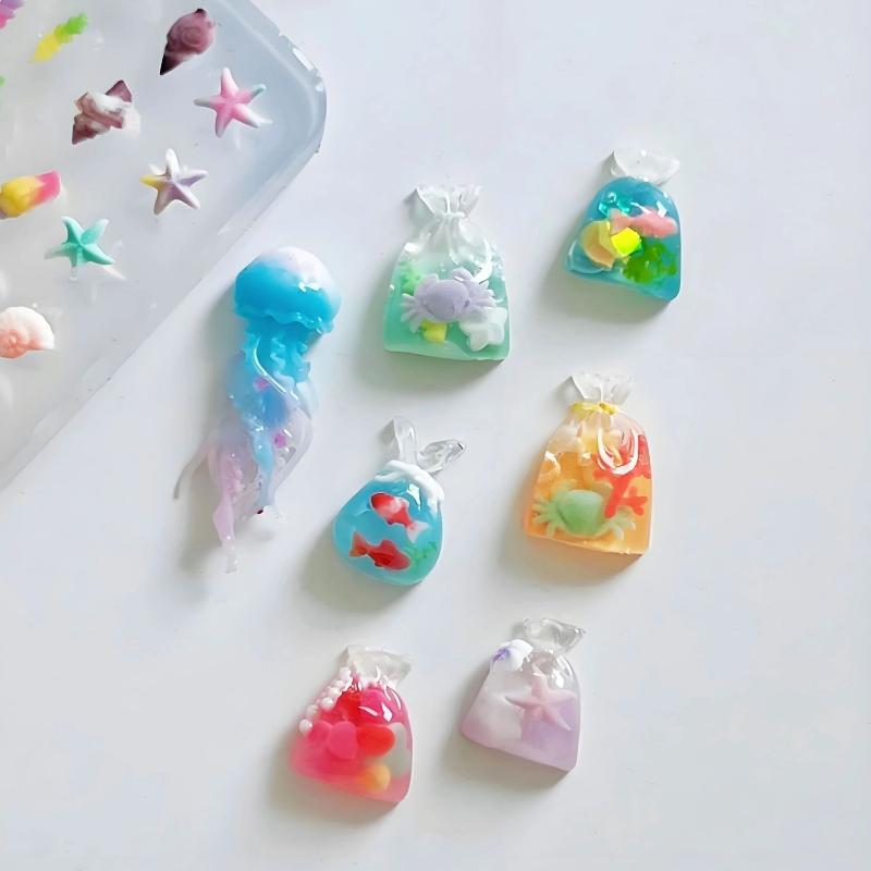 Transparent Silicone Manicure  - Art Craft Jellyfish ulasan dan harga