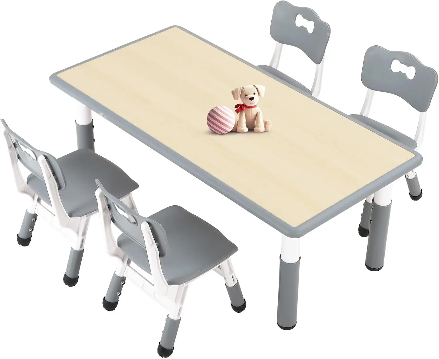 Kids Table and 4 Chairs Set fo - Art Craft Toddlers ulasan dan harga