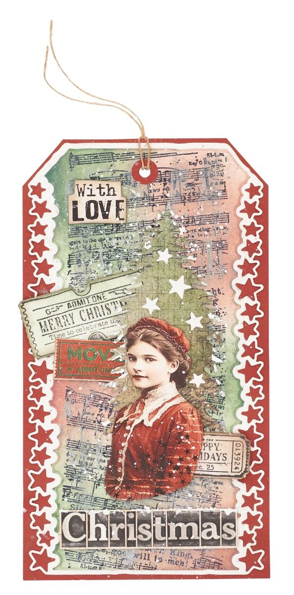 Starry background Winter Santa - Rubber Stamp Blank ulasan dan harga