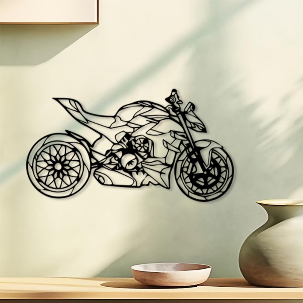 Brand Metal Motorcycle Wall Ar - Art Craft Room ulasan dan harga