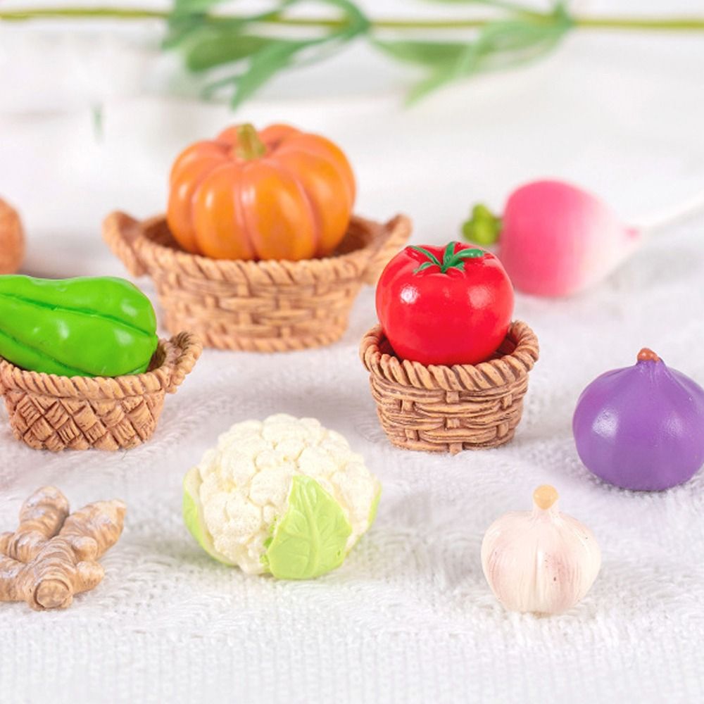Cute Vegetable Figurines Minia - Art Craft Vegetables ulasan dan harga