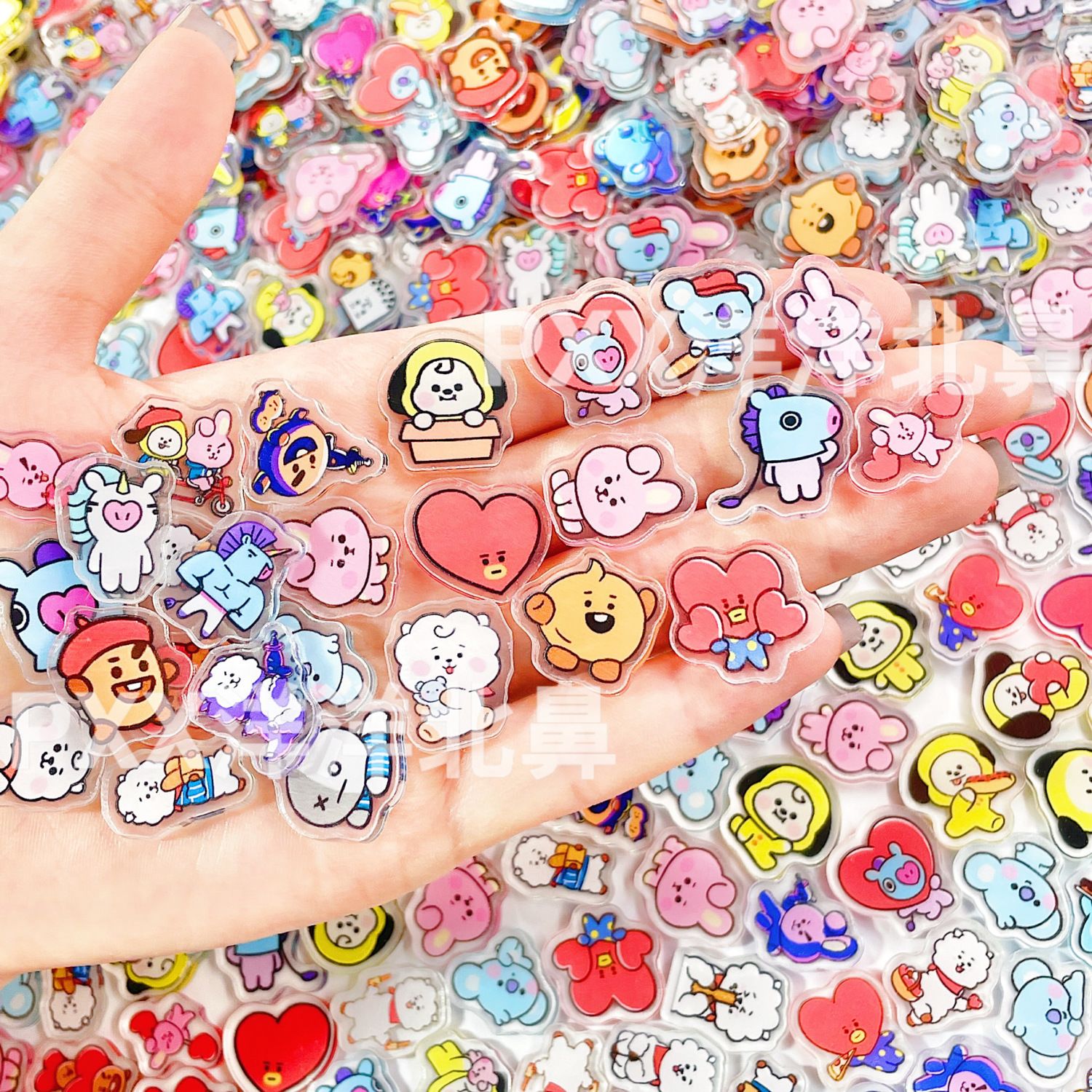 100pcs BT21 BTS single-layer 2 - Art Craft Material ulasan dan harga