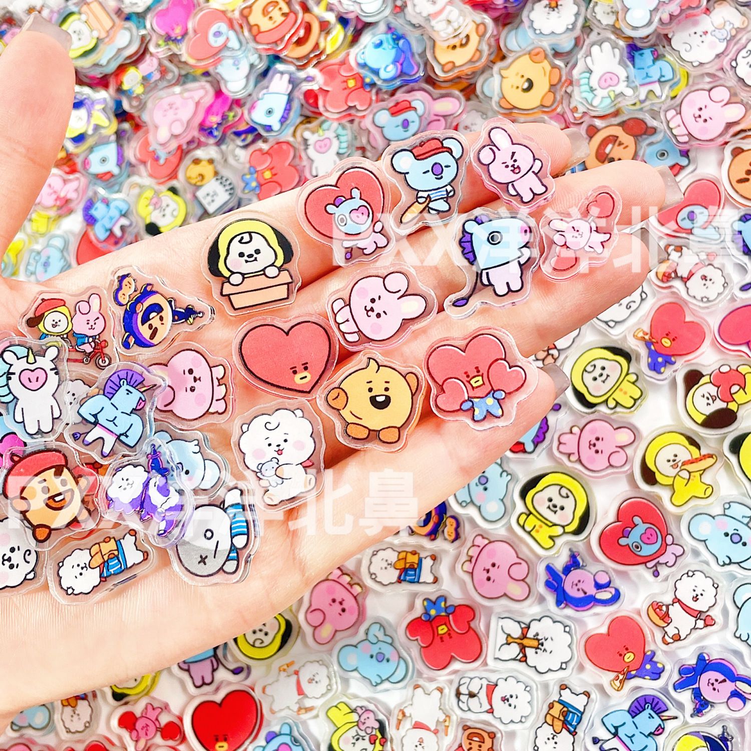 100pcs BT21 BTS single-layer 2 - Art Craft Material ulasan dan harga