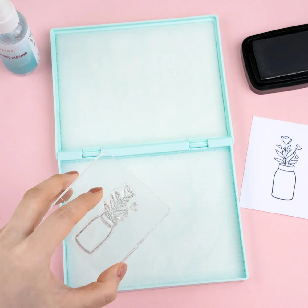 Mini Stamp Scrubber for Clear/ - Rubber Stamp Blank ulasan dan harga