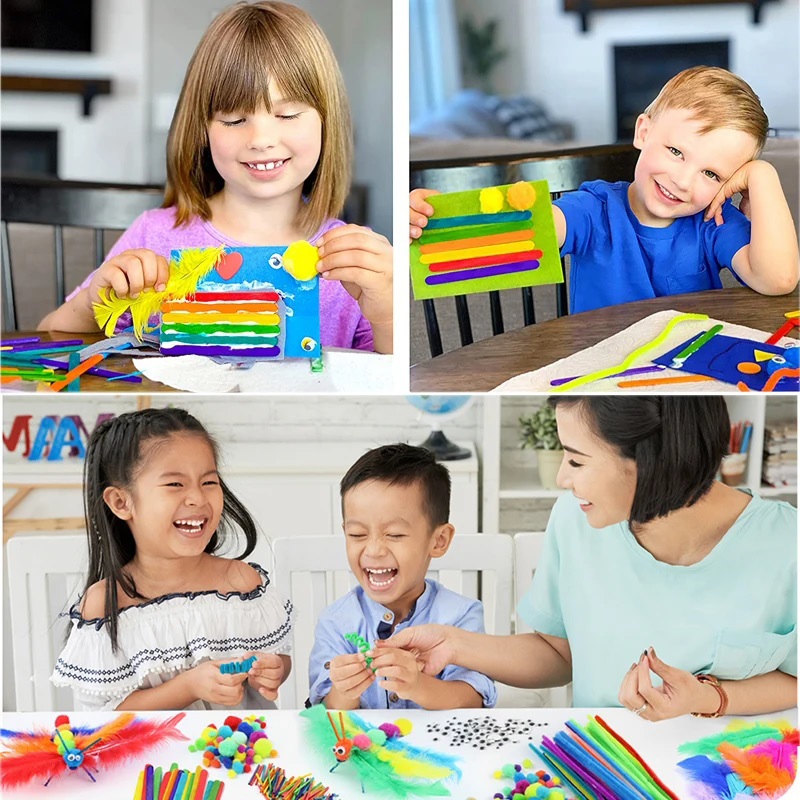 1000pcs Kids Crafts Art Suppli - Art Craft Kits For Kids ulasan dan harga