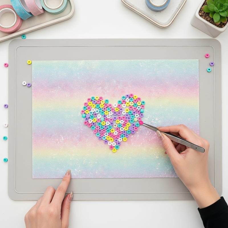 Gradient Glitter Fuse Bead Iro - Art Craft In Paper ulasan dan harga