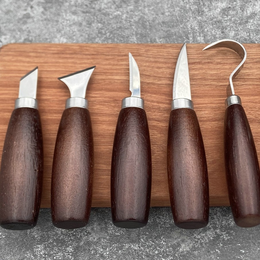 5pc Wood Carving Tools Set Oak - Art Craft Knife ulasan dan harga
