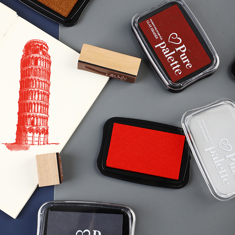 12 Colors Large Size Vintage I - Rubber Stamp Blank ulasan dan harga