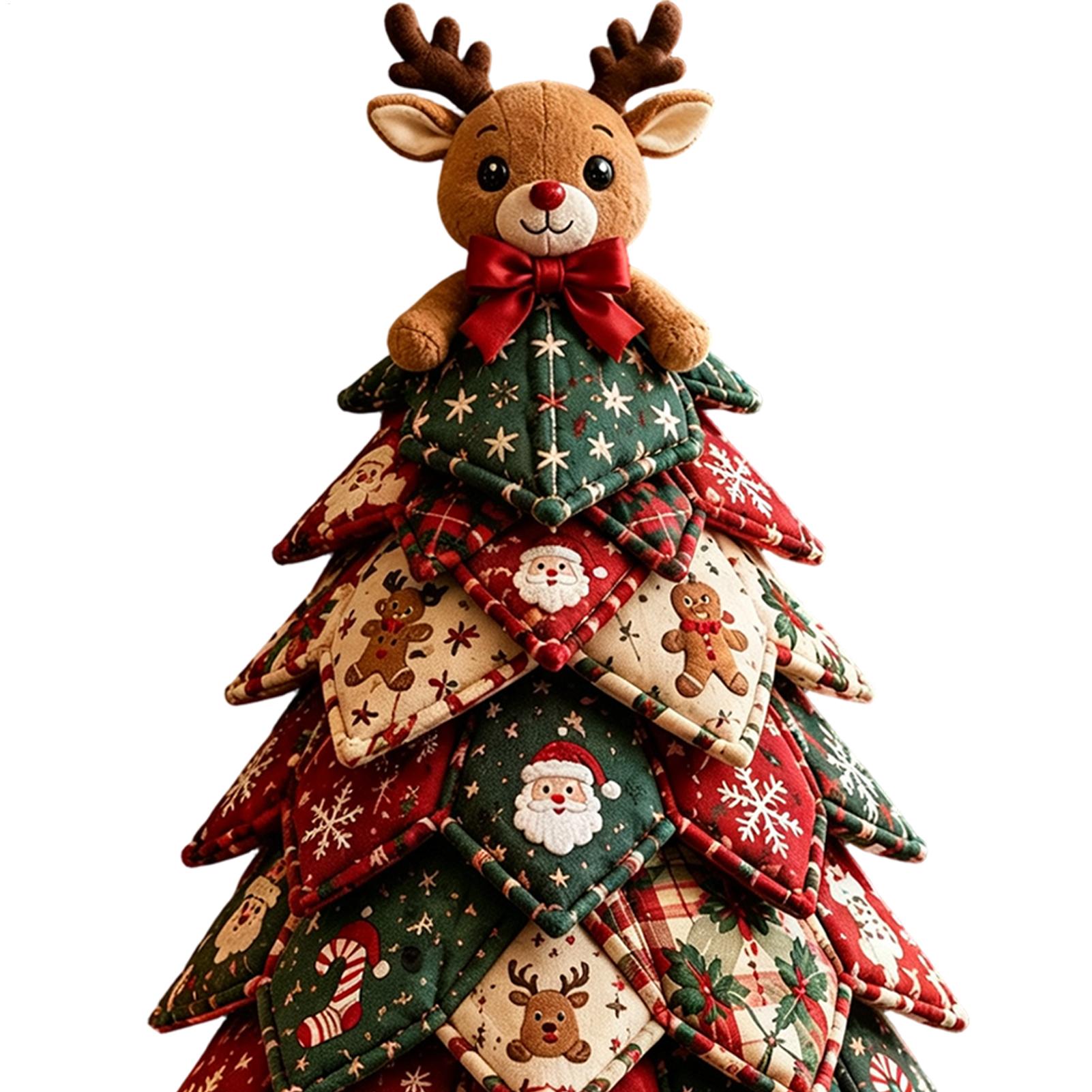 Christmas Quilted Fabric Tree  - Art Craft Room ulasan dan harga